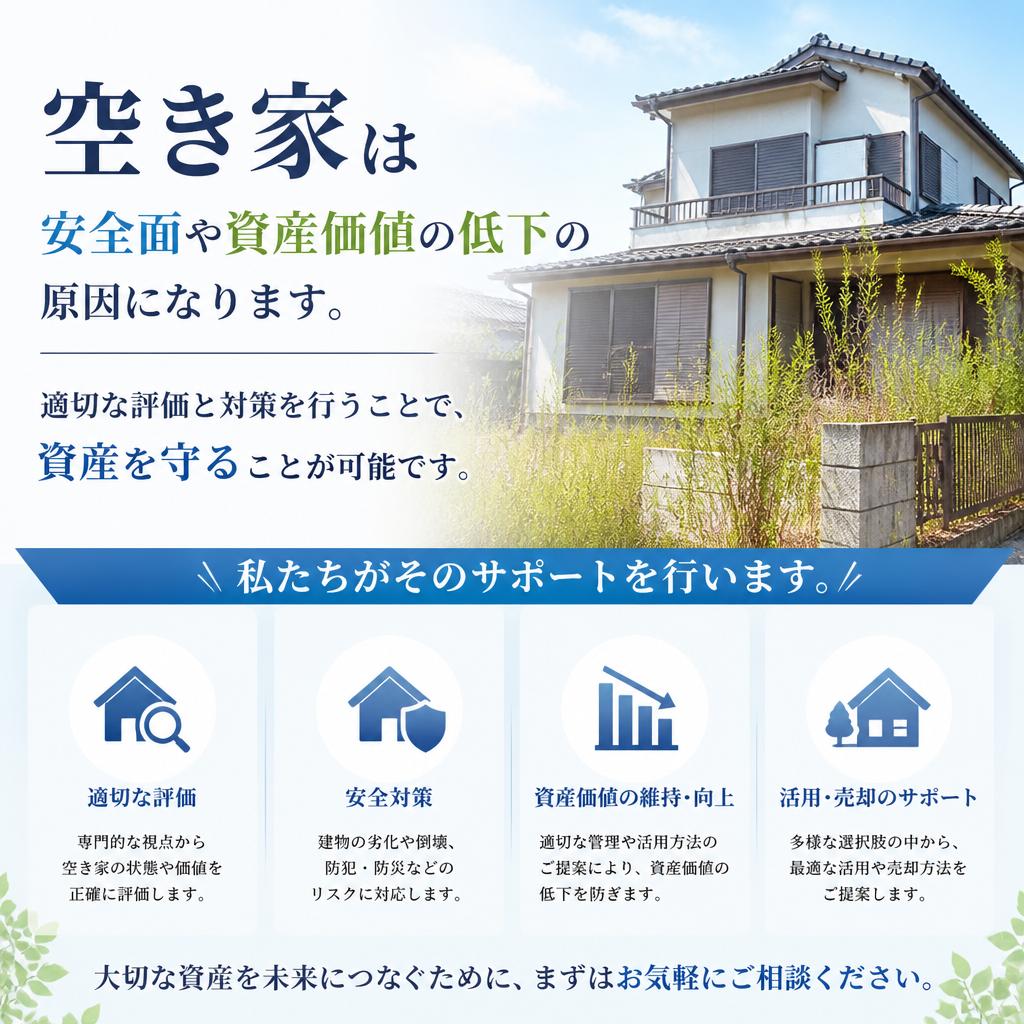 空き家対策と不動産評価の重要性