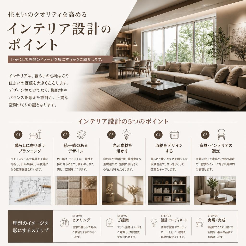 インテリア設計の重要性