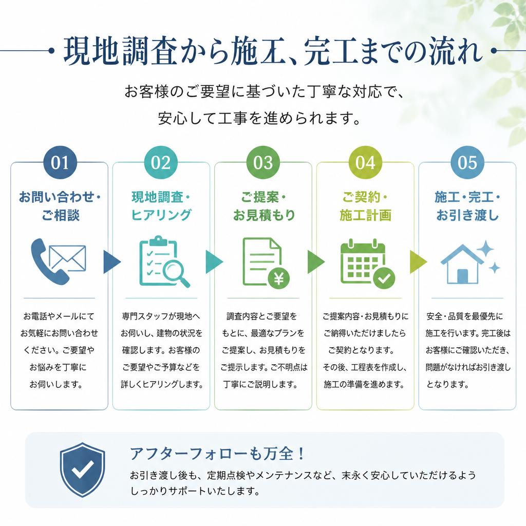 3. 施工の流れと期間