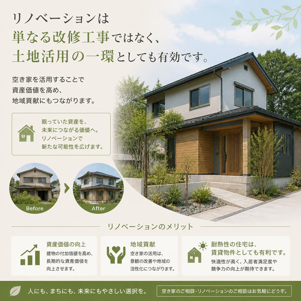 土地活用としてのリノベーション