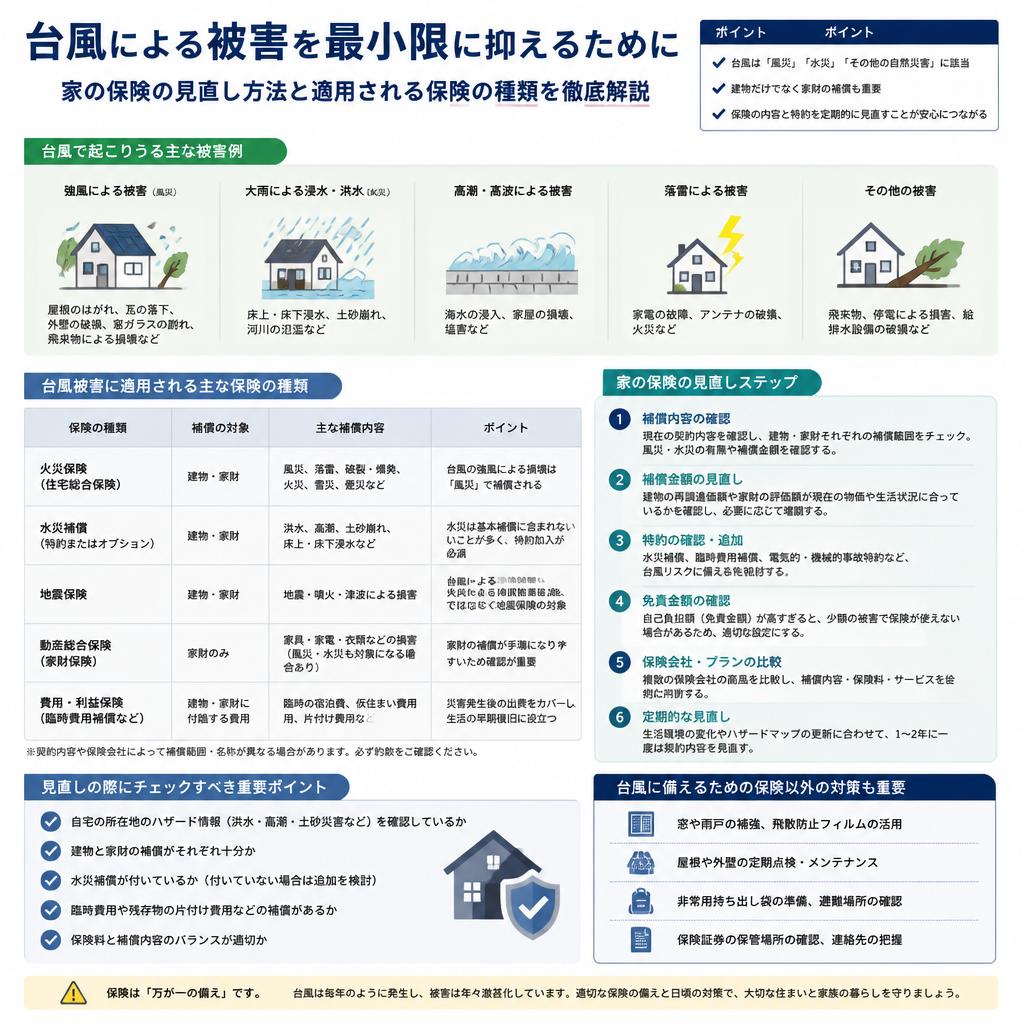 適切な保険の見直し
