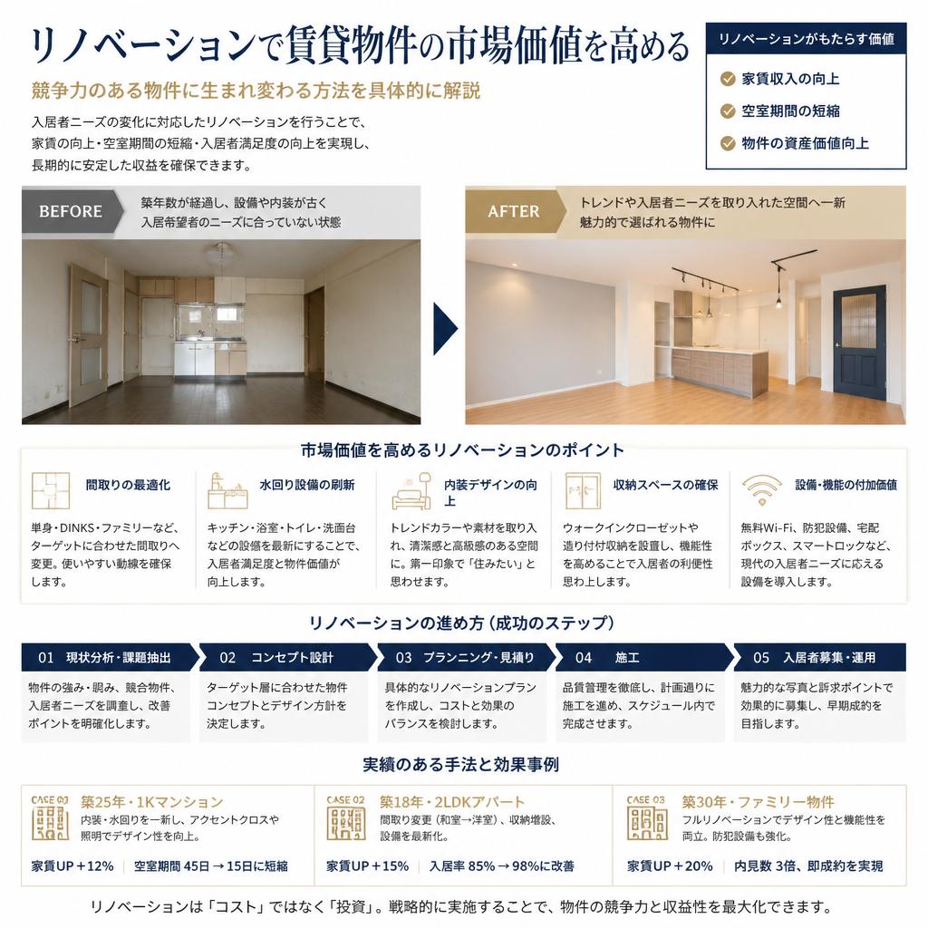 賃貸物件の価値向上を狙う