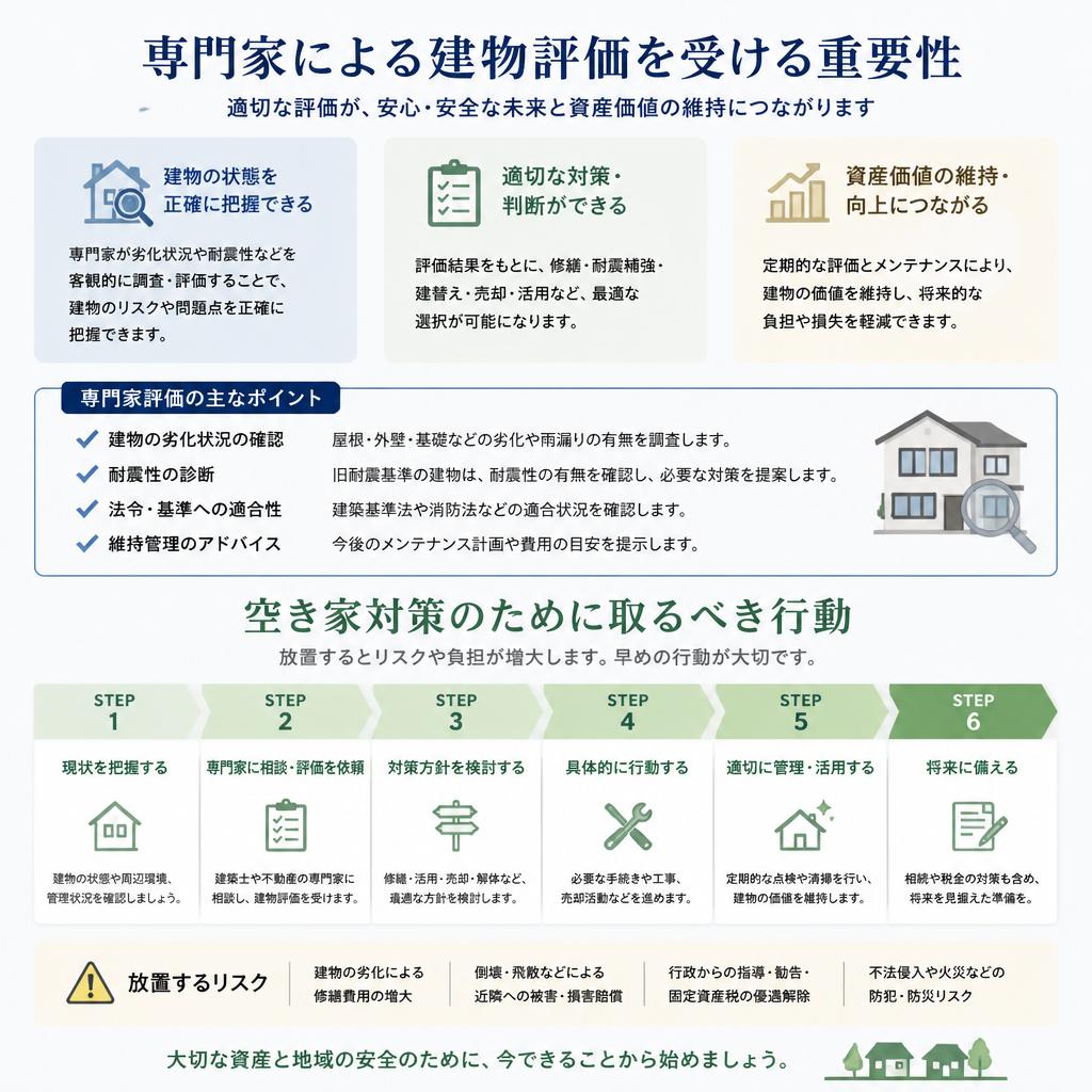 効果的な空き家対策と建物評価