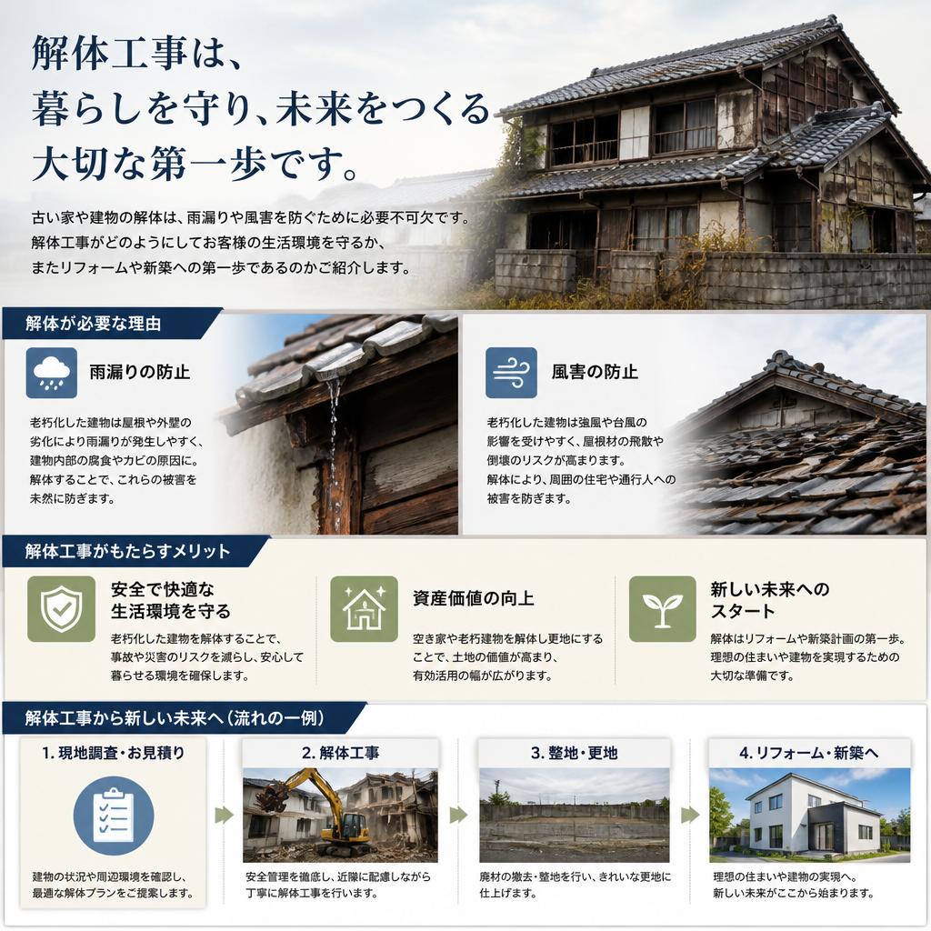 解体工事の重要性