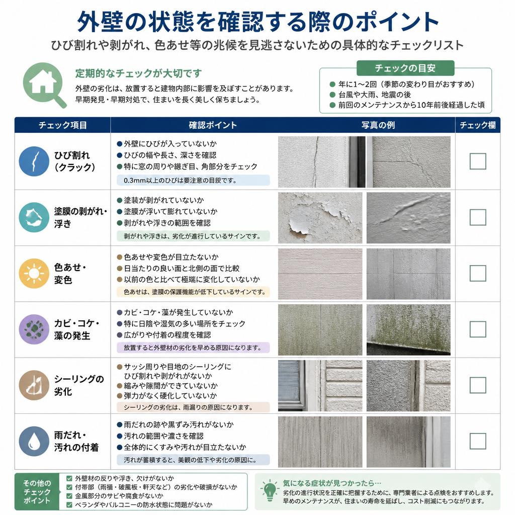 外壁チェックポイント