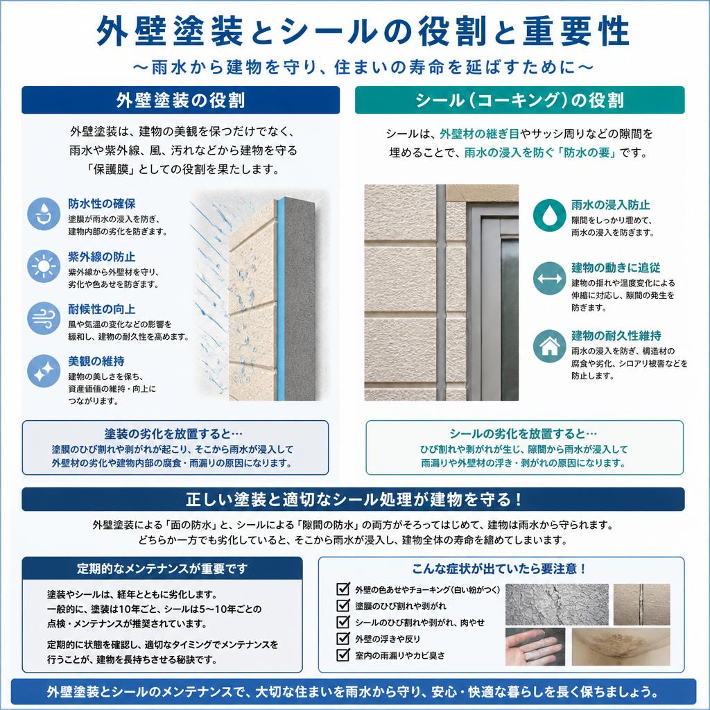 塗装とシールの重要性