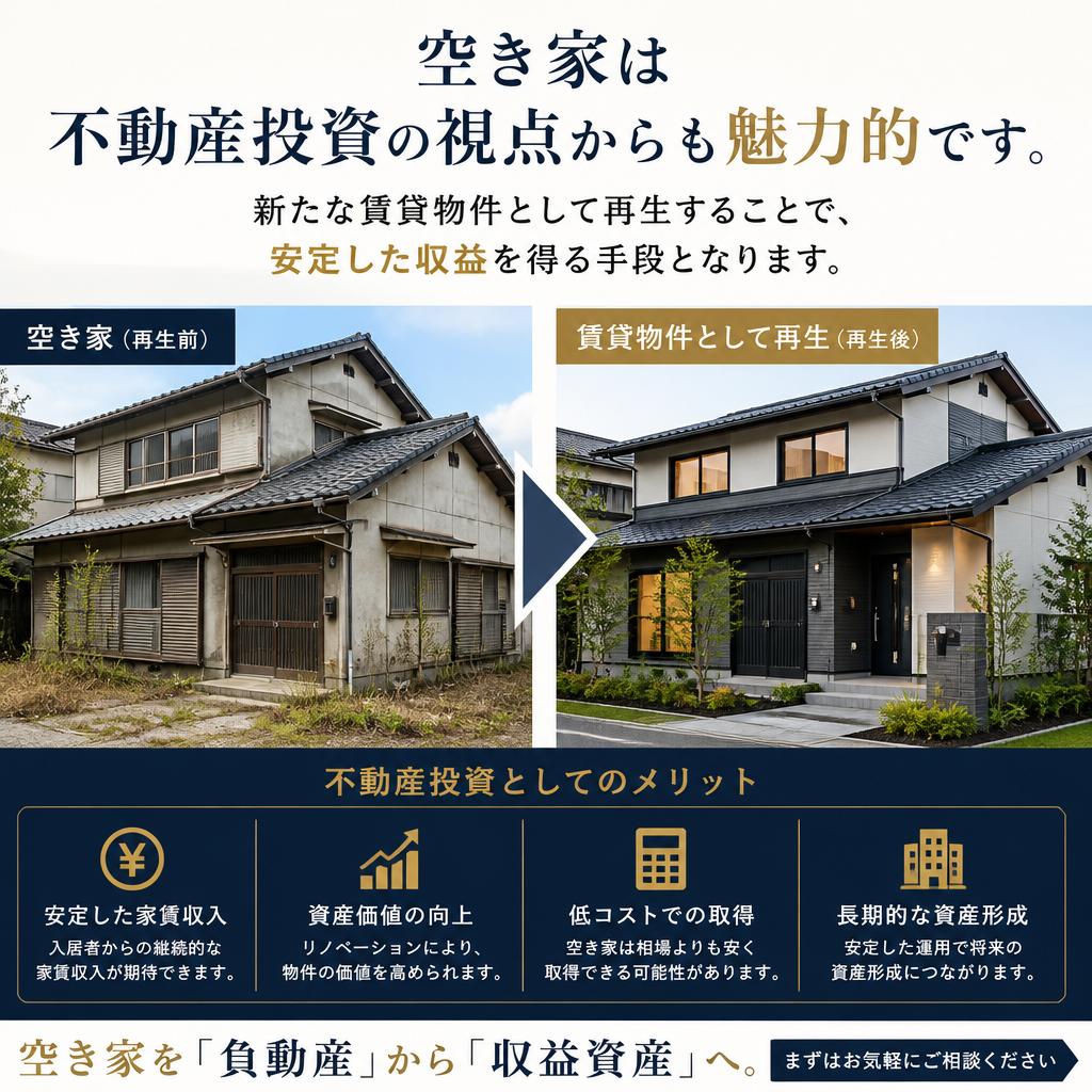 不動産投資としての空き家