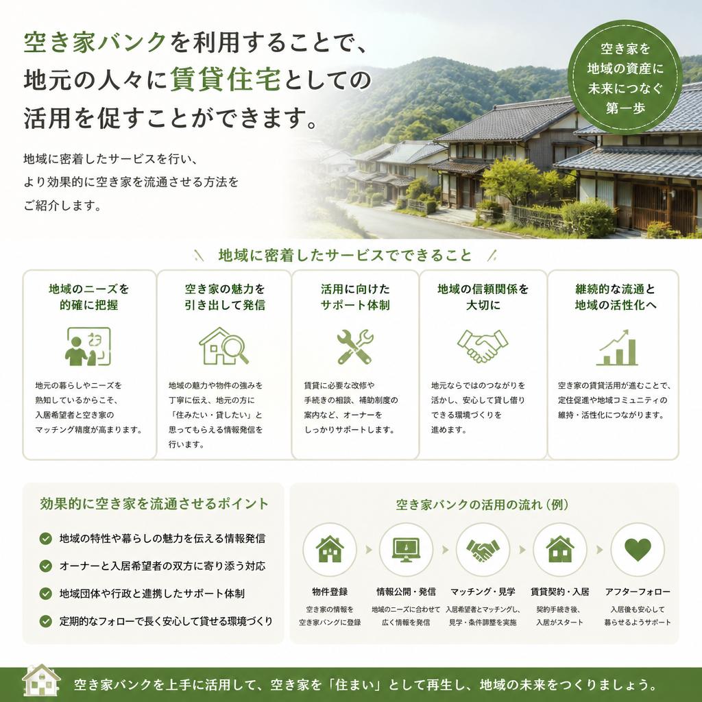 空き家バンクとは？