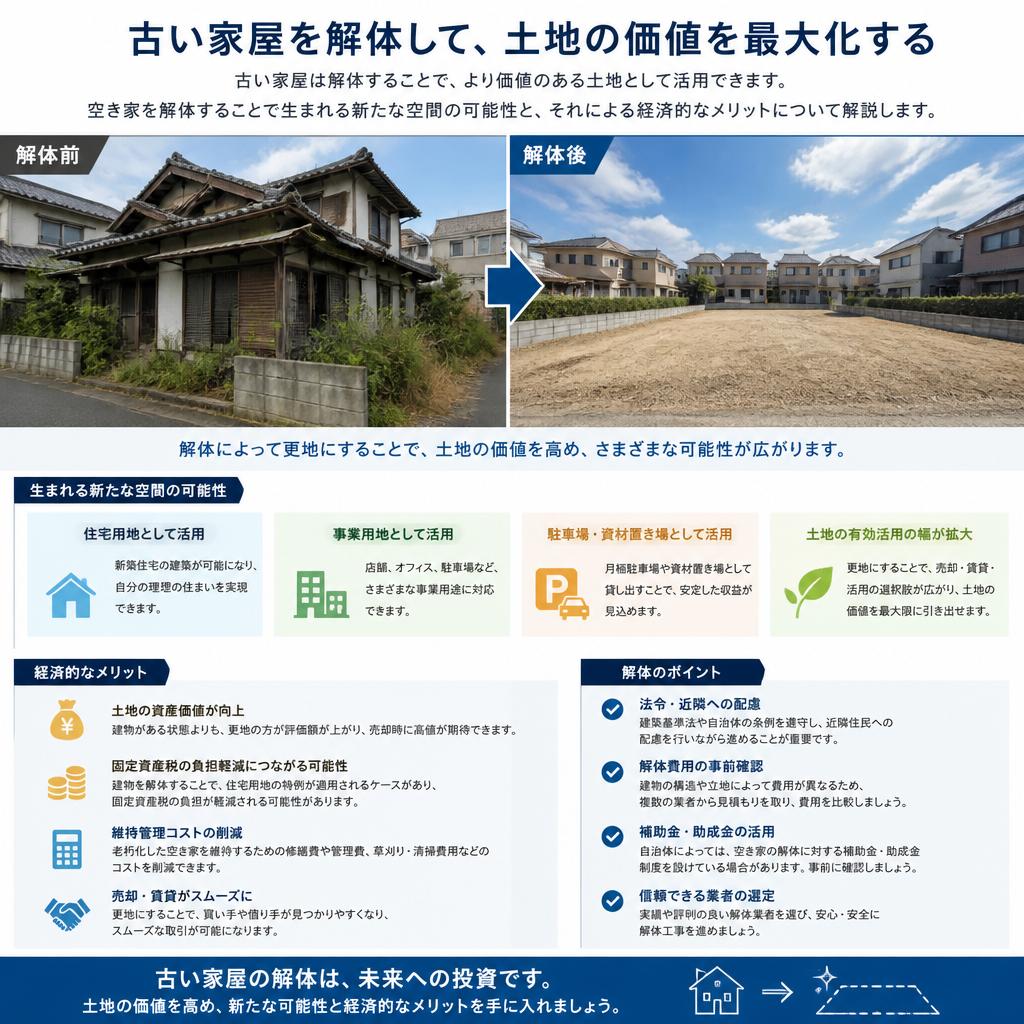 解体工事で得られる新たな可能性