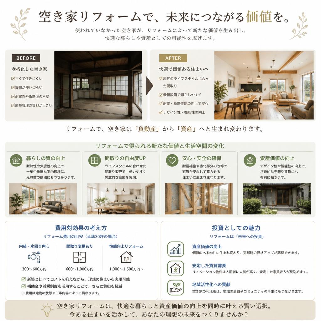 リフォームの魅力