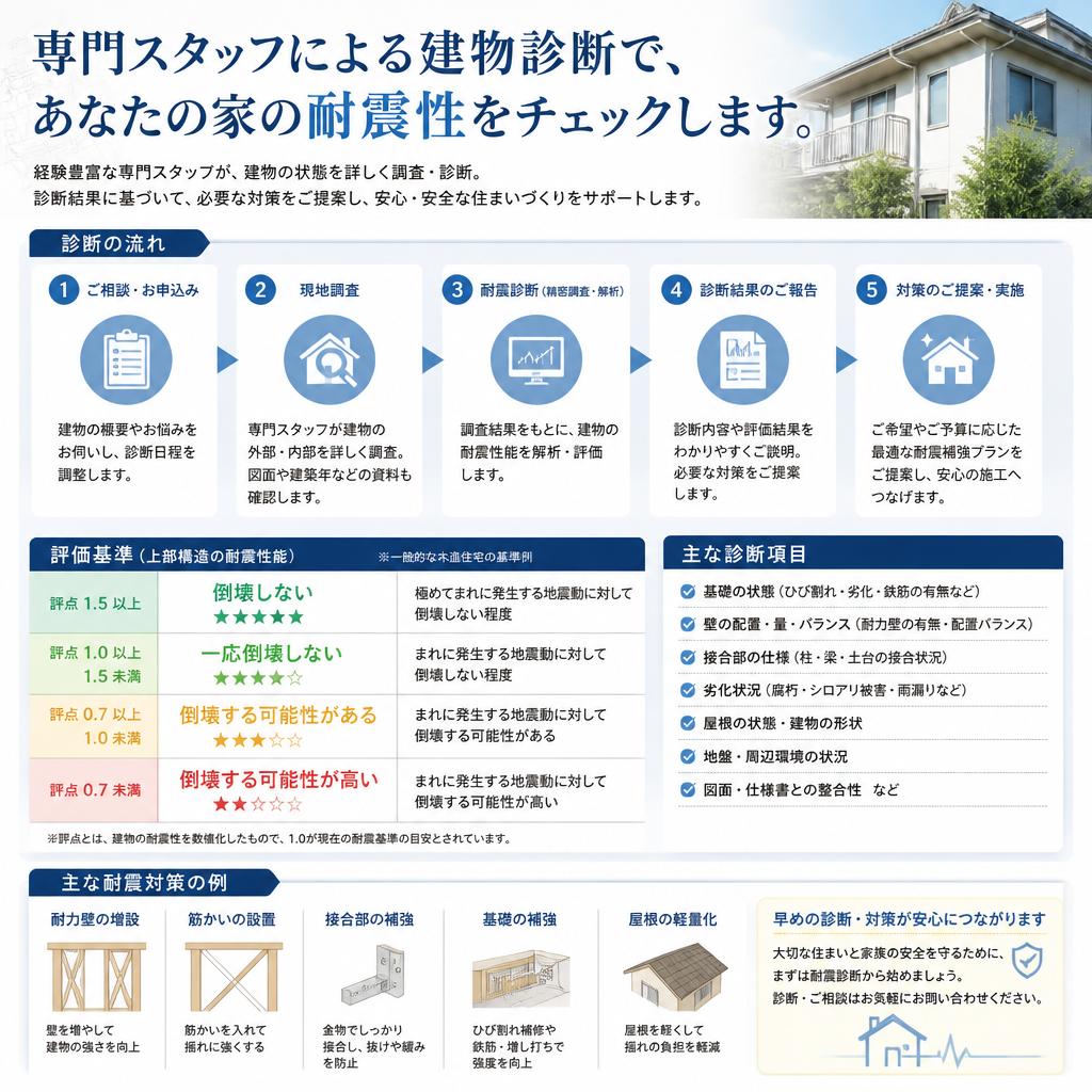 建物診断で見える安心
