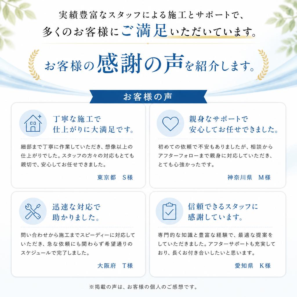 お客様の声