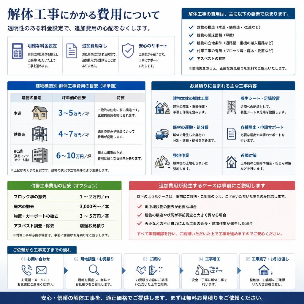 わかりやすい料金案内