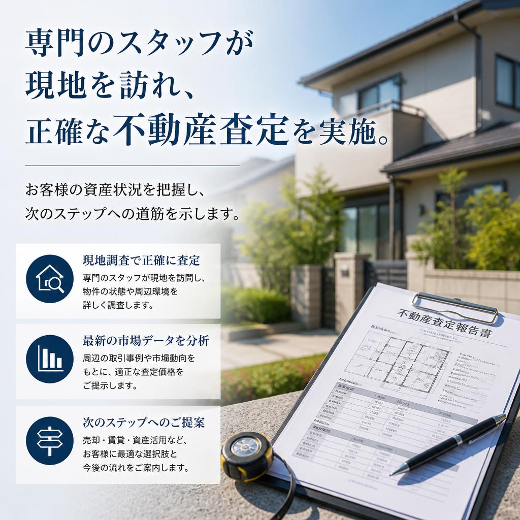 不動産査定で安心