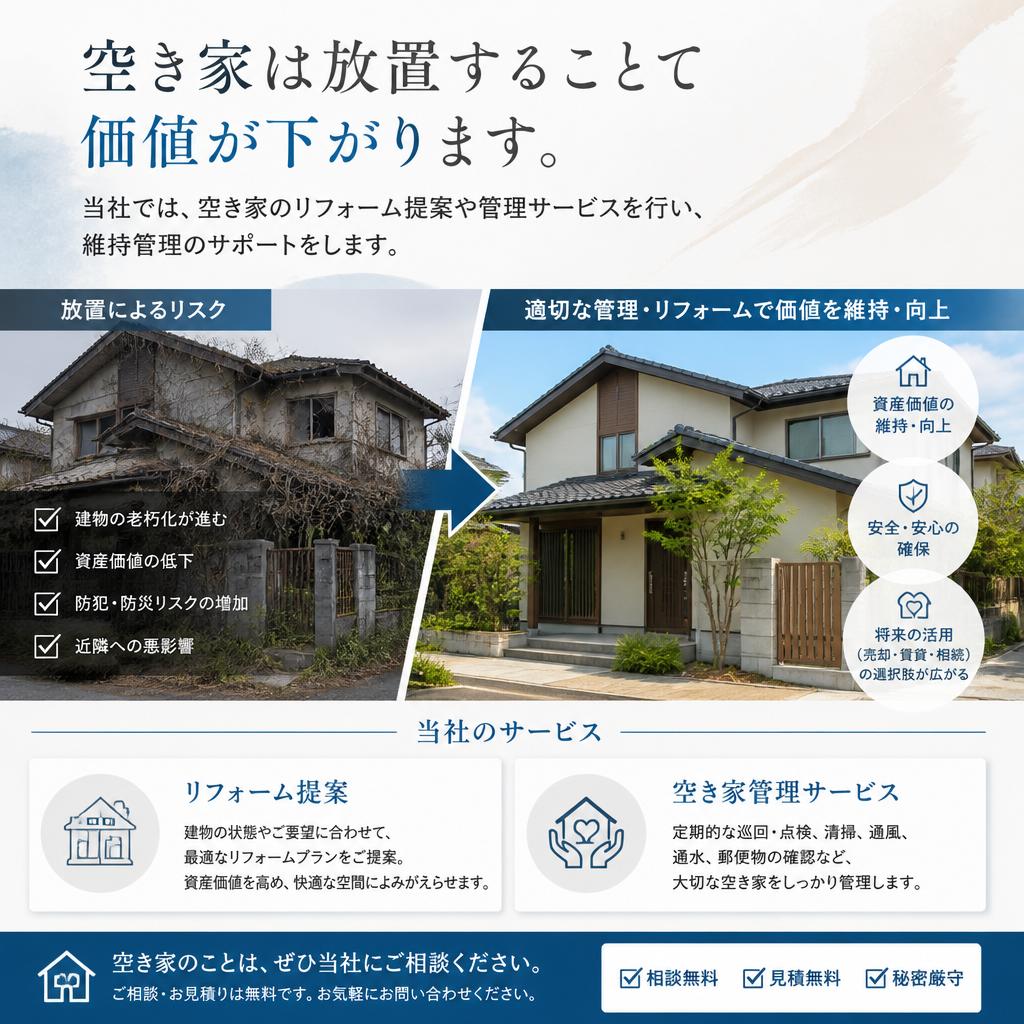 空き家対策の重要性