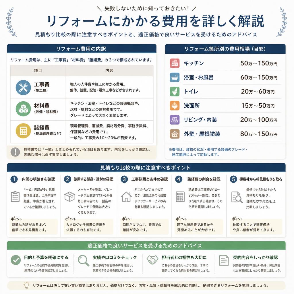 費用と見積もり比較のポイント