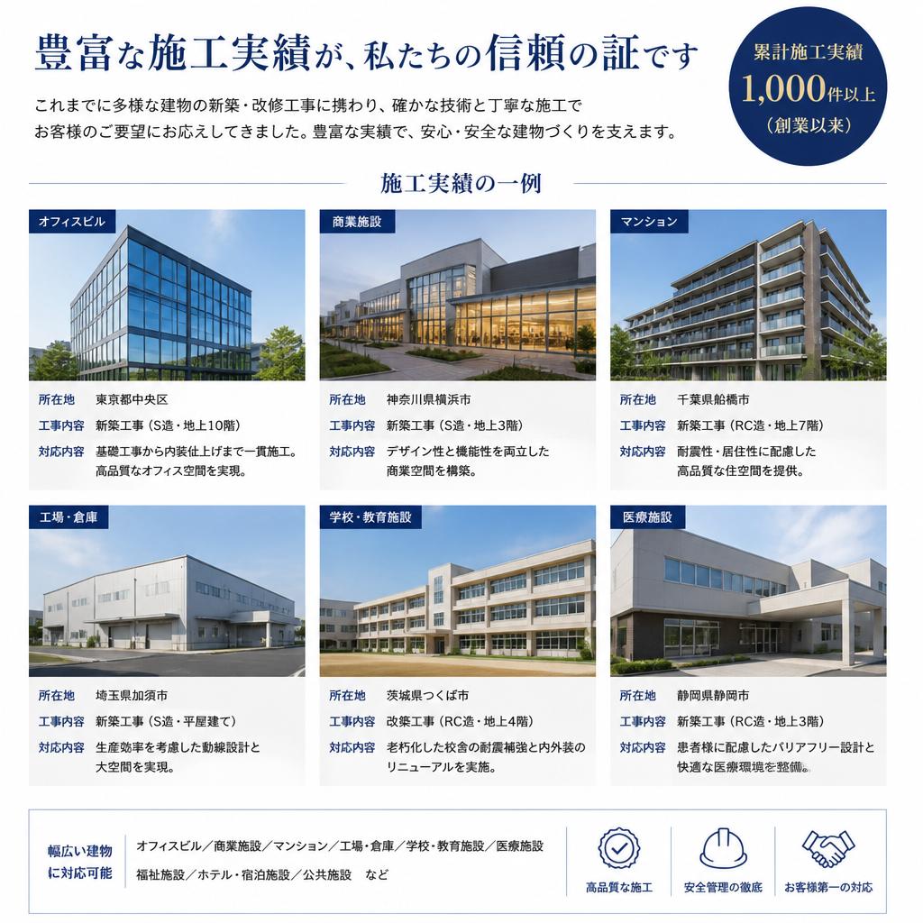 実績の紹介