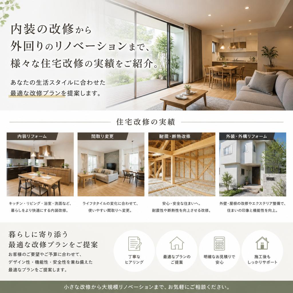 多様な住宅改修のご提案