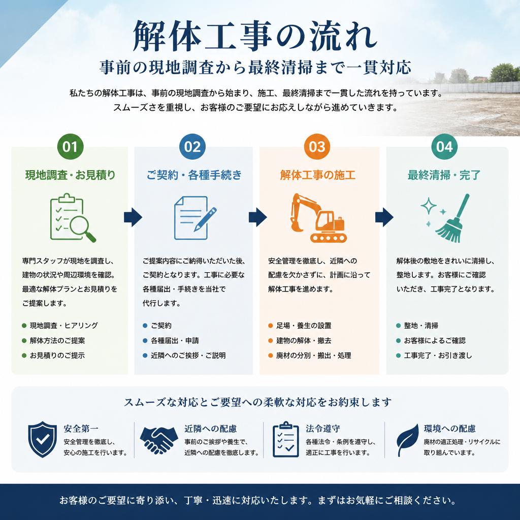スムーズな施工プロセス