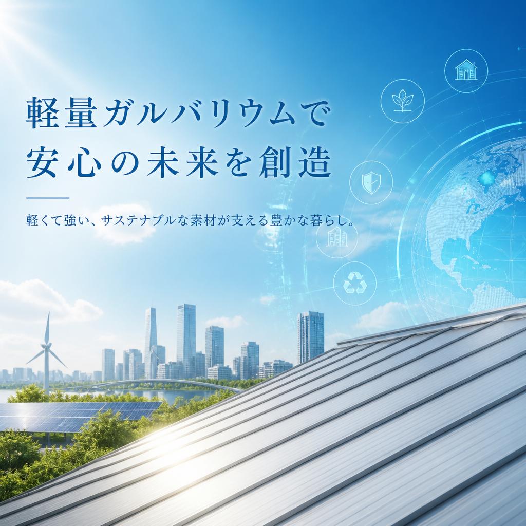 軽量ガルバリウムで安心の未来を創造