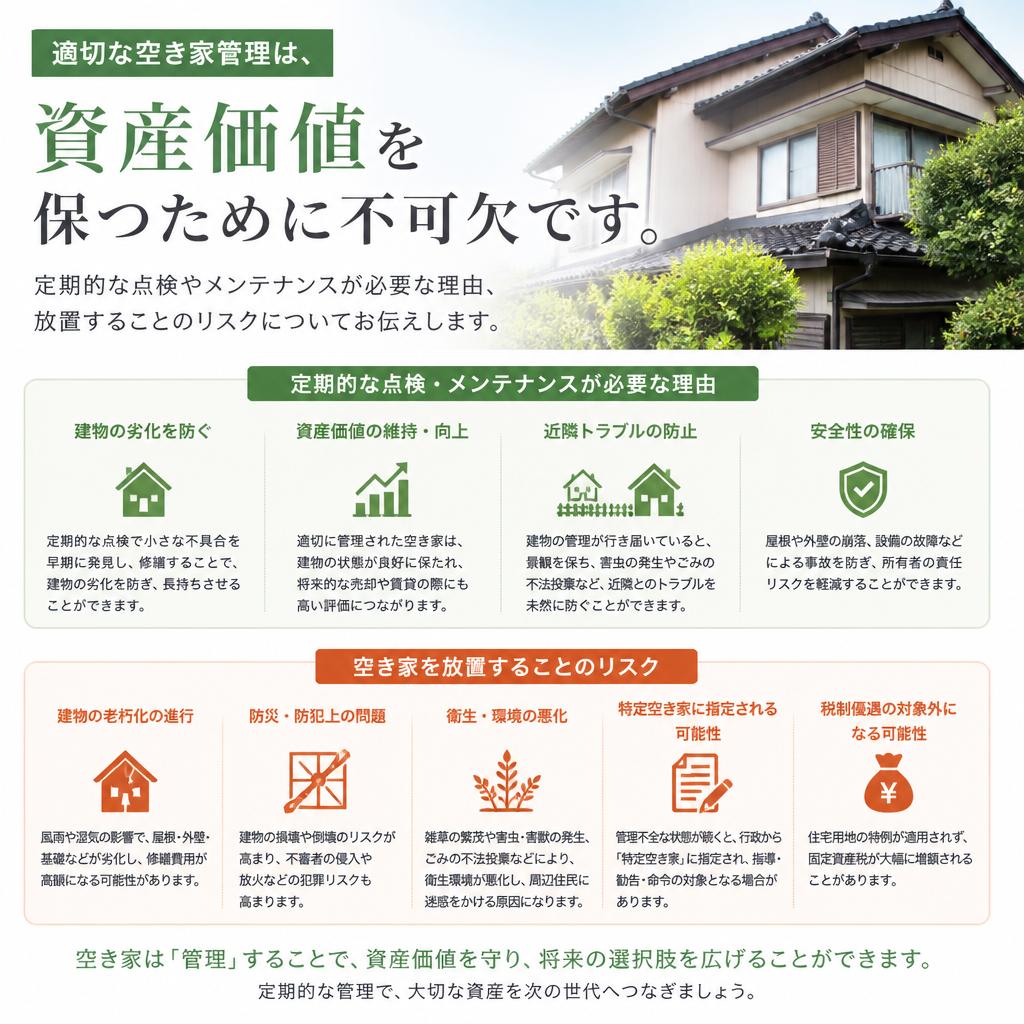空き家管理の重要性