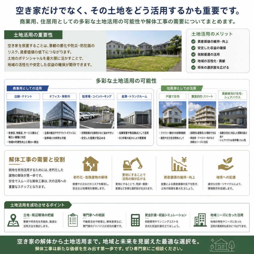 土地活用の選択肢