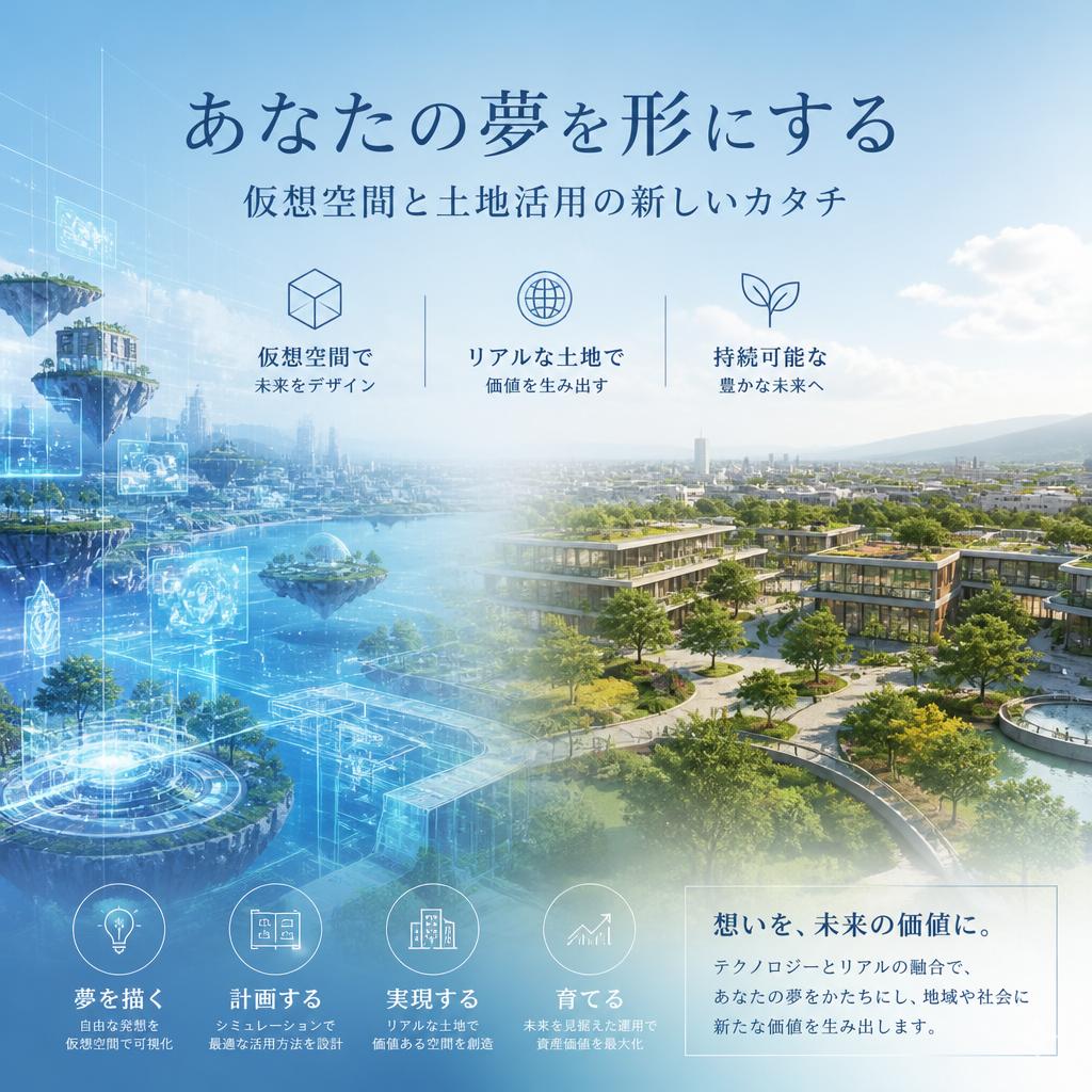 あなたの夢を形にする仮想空間と土地活用の新しいカタチ