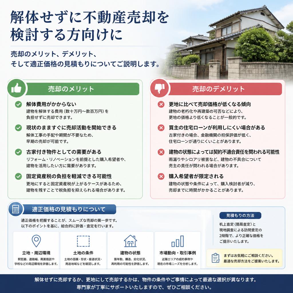 不動産売却の選択肢