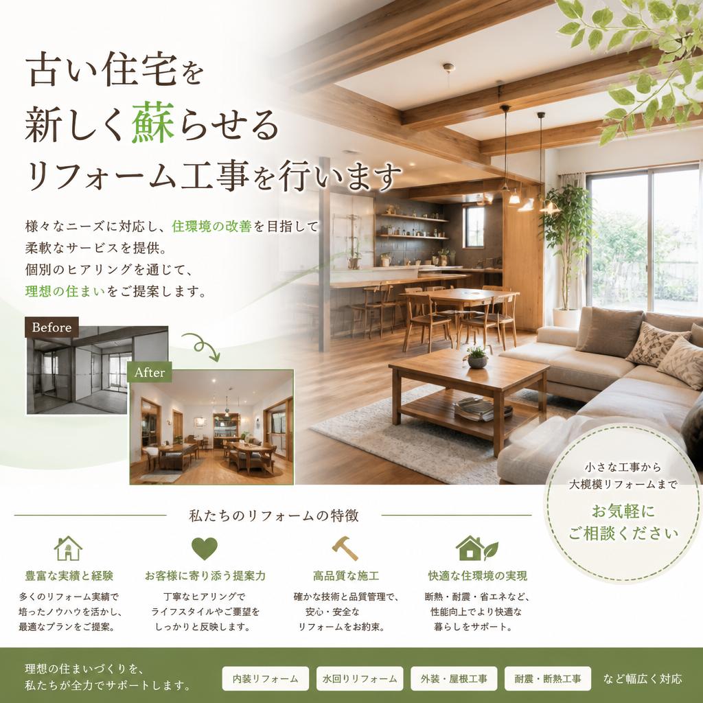 住宅リフォームの新たな可能性