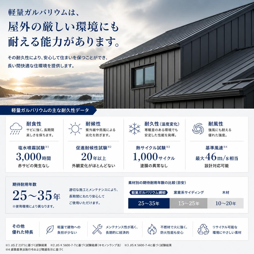 耐久性がもたらす安心感