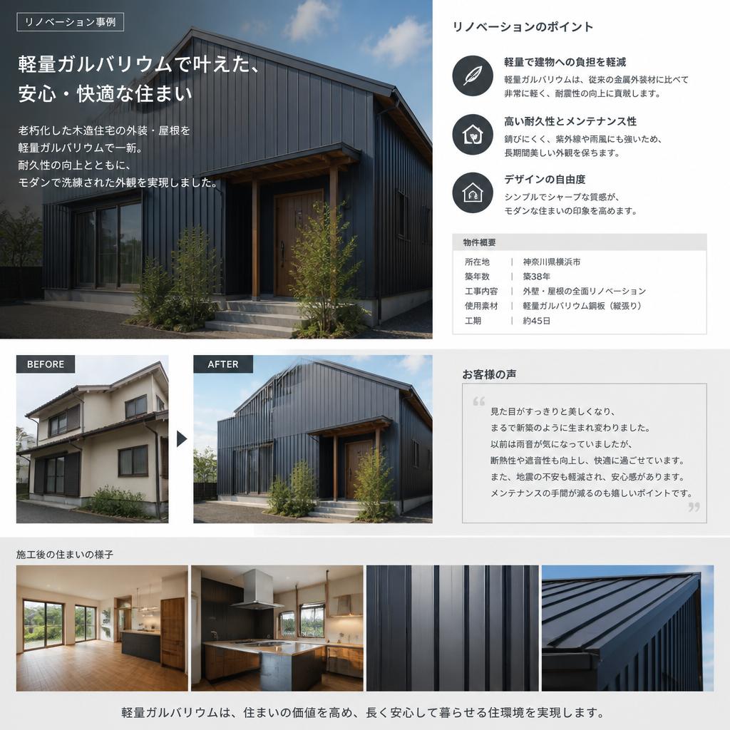 一戸建てのリノベーション事例