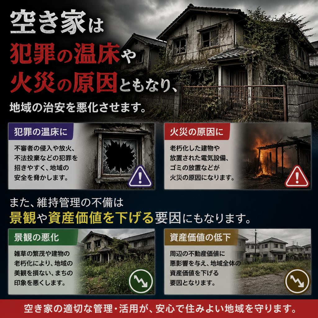 2. 空き家がもたらすリスク