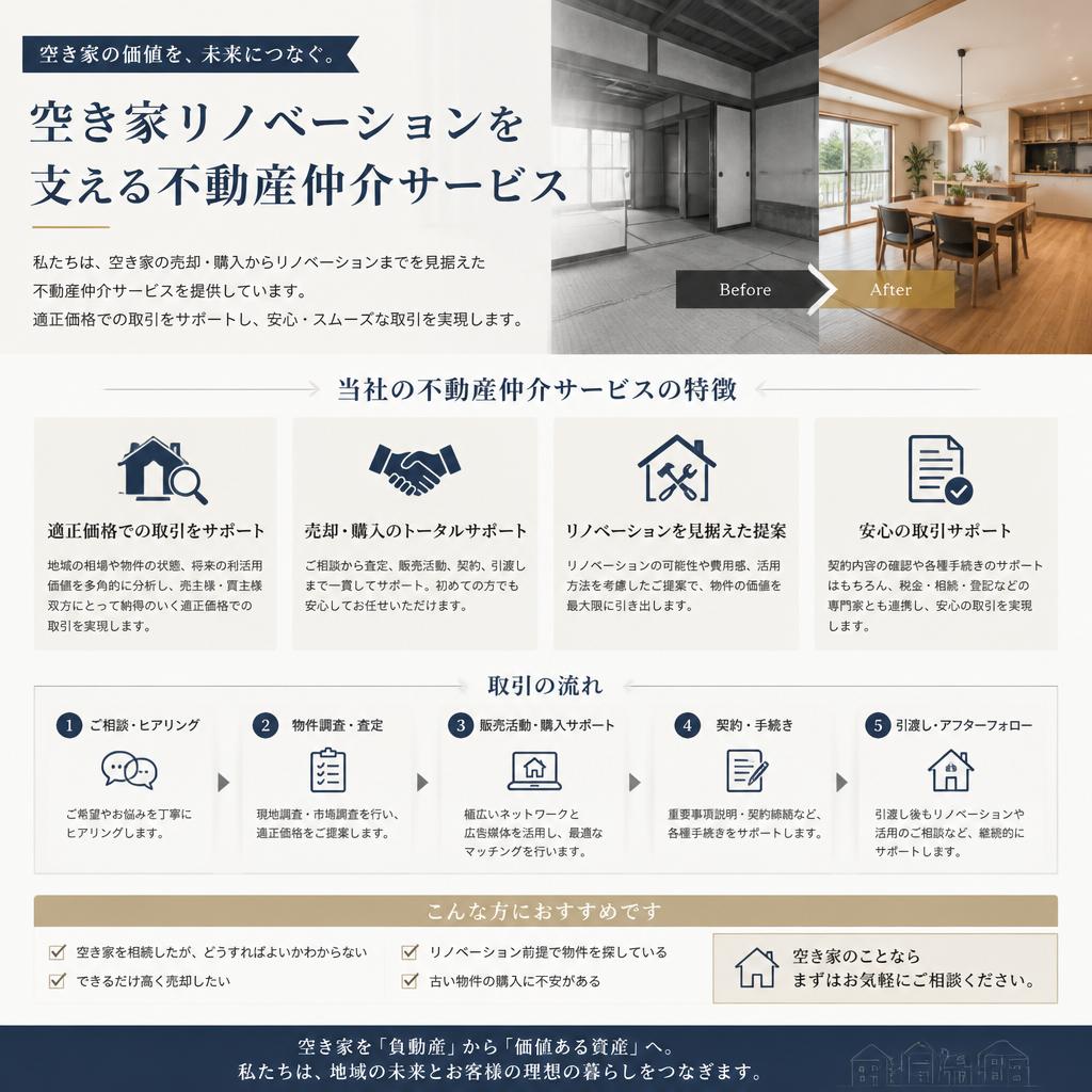 不動産仲介サービスのご紹介