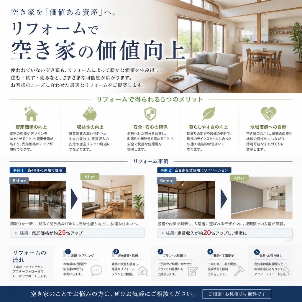 リフォームプランで価値を再生