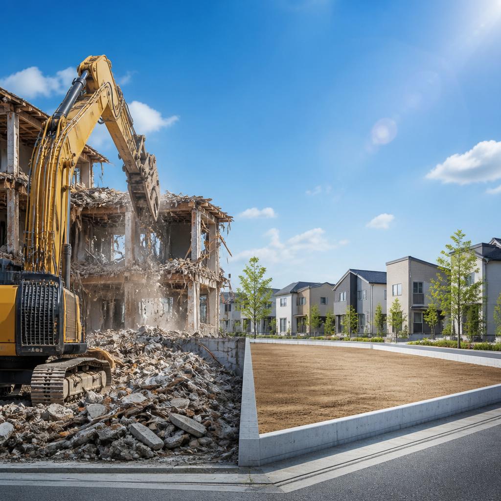 災害に備えた安全な住環境を、解体工事から実現します。