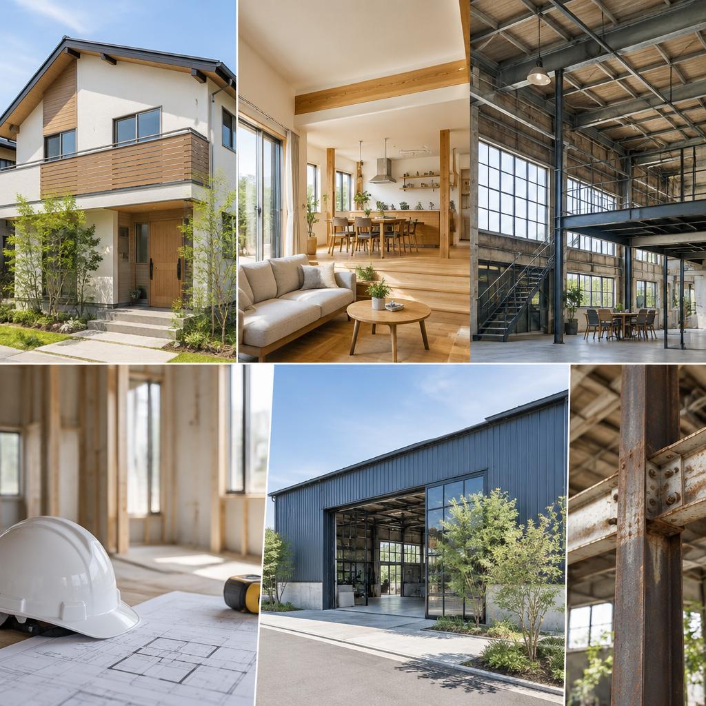 戸建てから工場まで。建物に合わせたリノベーションの可能性