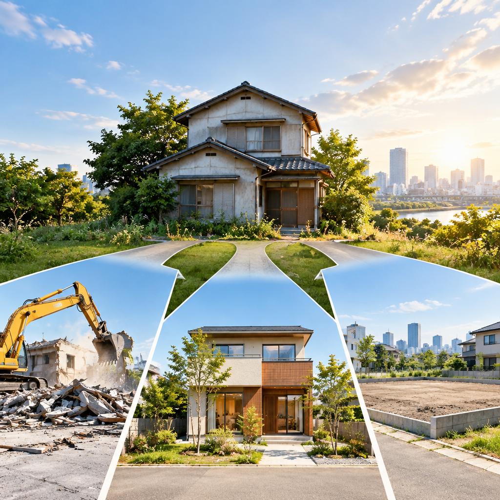空き家を、未来につながる資産へ。解体かリノベーションか、土地活用まで最適な一手をご提案。