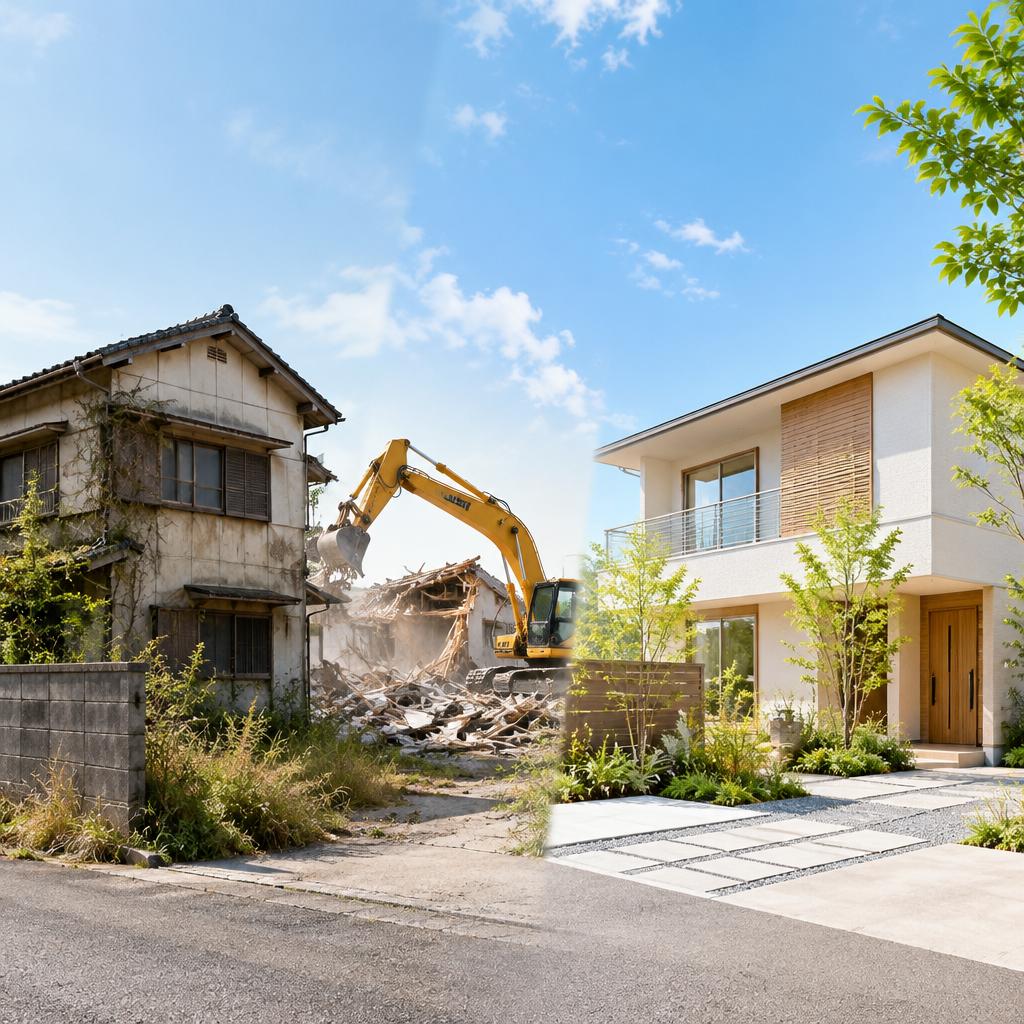 空き家に、新しい暮らしの可能性を。解体もリフォームも、理想の住まいづくりを一貫サポート。